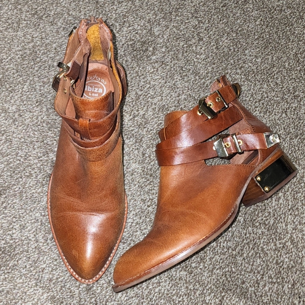 Jeffrey Campbell Brown Ankle Boots
